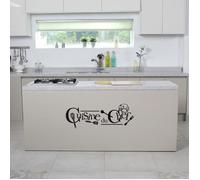 Sticker Cuisine du Chef Gris Brillant