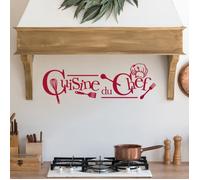 Sticker Cuisine du Chef Rouge pourpre Mat Rouge Pourpre