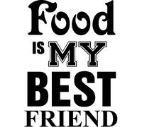 Sticker cuisine Food is my best friend