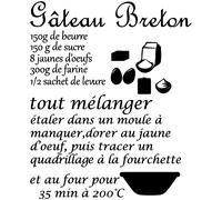 Sticker cuisine recette Gâteau Breton