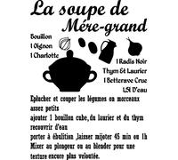 Sticker cuisine recette La soupe de Mère-grand