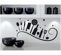 Sticker Cuisine Spirale - Nombreuses tailles et couleurs disponibles