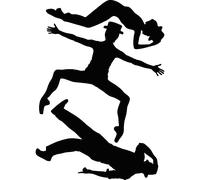 Sticker danseurs de jazz