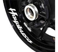 Sticker de la Moto Autocollant réfléchissant Moto imperméable décalque-Ruban à décalque de décalcomanie adaptée à Hayabusa Hayabusa (Color : Reflective Silver)