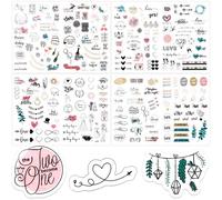 Sticker de Mariage, 230 motifs Autocollant Mariage, Autocollant pour Livre d'or ou Album Photo avec Beaucoup d'amour, Stickers Scrapbooking Mariage pour Décoration, Album Photo,Autocollants Faire Part