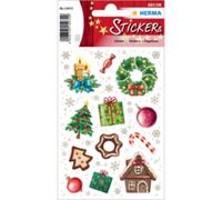 Herma Autocollants de Noël 15262 – motif Forêt d'hiver – 30 autocollants papier mat permanents