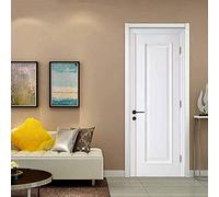 Sticker De Porte Trompe l'oeil 3D PVC Imperméable Muraux Porte Blanche Wall Sticker Autocollant Art Decor Vinyle Mural Salle De Bain Cuisine Décoration 77 * 200Cm