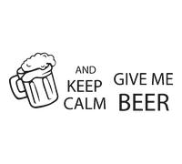 Sticker déco Keep me beer