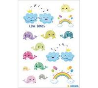 Sticker DECOR 'Love Songs', pailleté