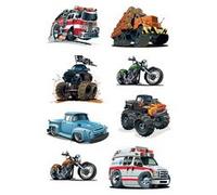 sticker DECOR 'Voitures de course'