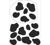 Sticker décoratif autocollant, décorer ses toilettes avec des taches de vache pour fan de vache, 48 cm X 68 cm