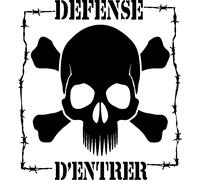 Sticker Défense d'entrer
