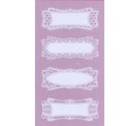 Sticker Dentelle Rectangle 8 Pièces