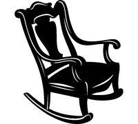 Sticker Design chaise balançante