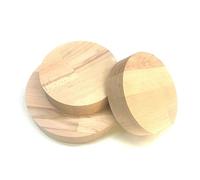 Sticker Design Shop Disque rond en bois de hêtre lamellé 40 mm d'épaisseur Ø 80-580 mm (Ø 150 mm)