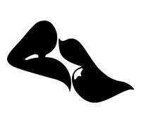 Sticker Design un baiser
