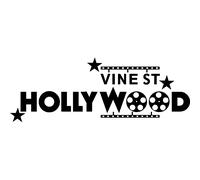 Sticker design Vine St Hollywood