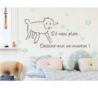 Sticker Dessine moi un mouton - Nombreuses tailles et couleurs disponibles