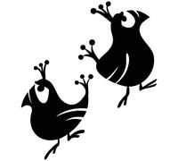 Sticker Deux oiseaux