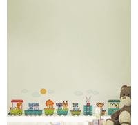 Sticker Deux trains d’animaux