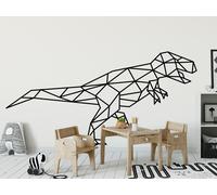 Sticker Dinosaure T-Rex Géométrique - Nombreuses tailles et couleurs disponibles