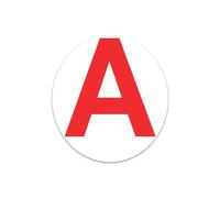 Mygoodprice Autocollant disque Jeune Conducteur Licence A Autocollant E45