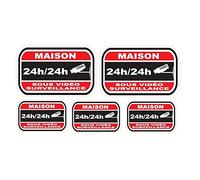 Sticker dissuasifs pour alarme et video surveillance Maison