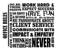 Sticker Do. Be. Work hard
