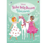 Usborne – Livre d'autocollants Sticker Dolly Dressing Unicorns