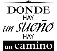 Sticker Donde hay un sueño ...