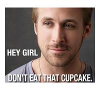 Sticker Don't eat that cupcake