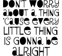 Sticker Don't worry about a thing