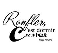 Sticker Dormir tout haut - Jules Renard