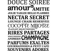 Sticker Douce soirée amour et amitié
