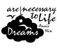 Sticker Dreams are… - Anais Nin
