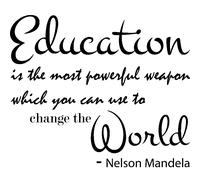 Sticker Education - Nelson Mandela