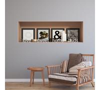Sticker effet 3D Love sweet home kids - 4 cadres artistiques