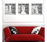 Sticker effet 3D statues de Rodin