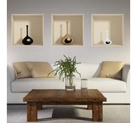 Sticker effet 3D vases ronds
