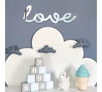 Sticker effet mirroir Love