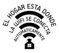 Sticker El hogar esta donde