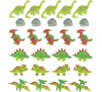 Sticker En Mousse Pailleté Dinosaures 27 Pièces