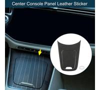 Sticker En Simili Cuir Pour Console Centrale Pour Mercedes-Benz E-Class 2024 - Couverture PanneauCentral Levier Vitesses - Garniture IntšŠrieure - Noir Mat - 1 Ensemble