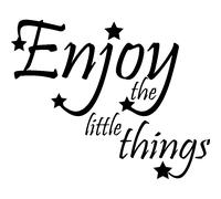 Sticker Enjoy the little things design