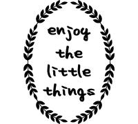 Sticker Enjoy the little things entouré de branches