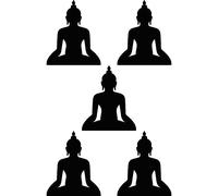 Sticker ensemble de statues de Bouddha