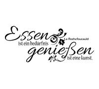 Sticker Essen ist ein... - La Rochefoucauld