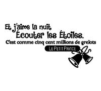 Sticker Et j'aime la nuit
