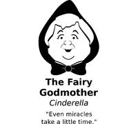 Sticker Even miracles take a little time (Cinderella)