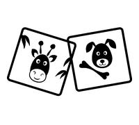 Sticker Faces d'animaux cadrés